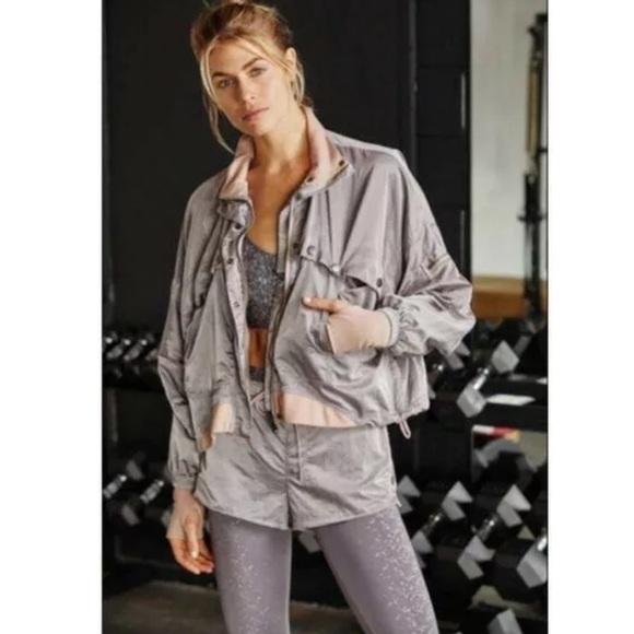 NWOT New Free People Movement Opal Workout Jacket Size Medium - Picture 1 of 14